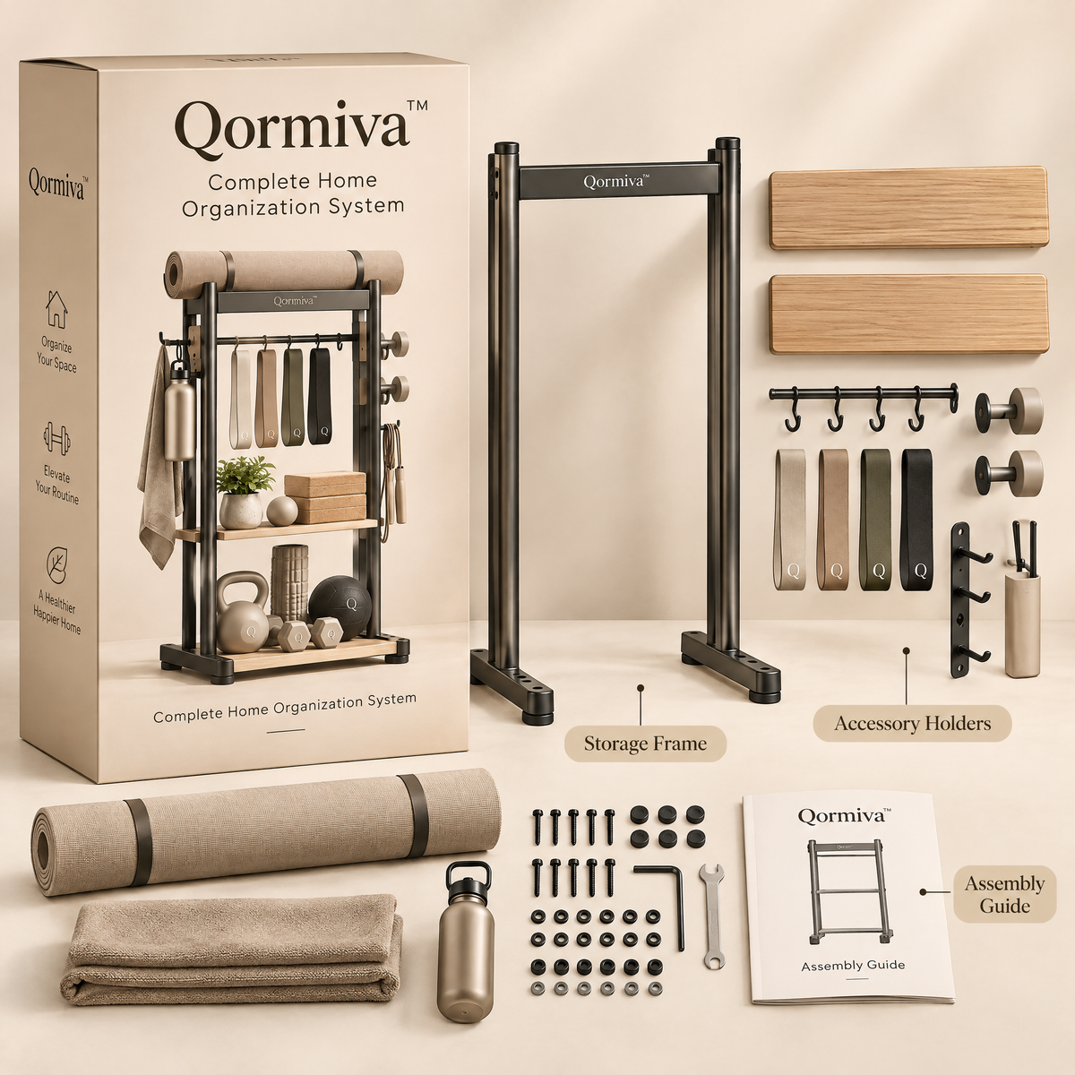 Qormiva™ WellnessDock Fitness Organizer