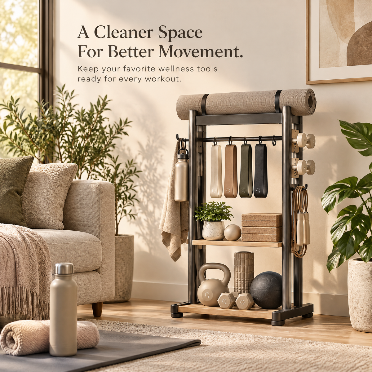 Qormiva™ WellnessDock Fitness Organizer