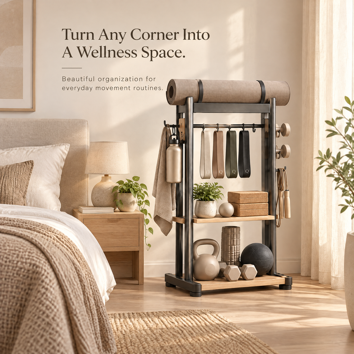 Qormiva™ WellnessDock Fitness Organizer