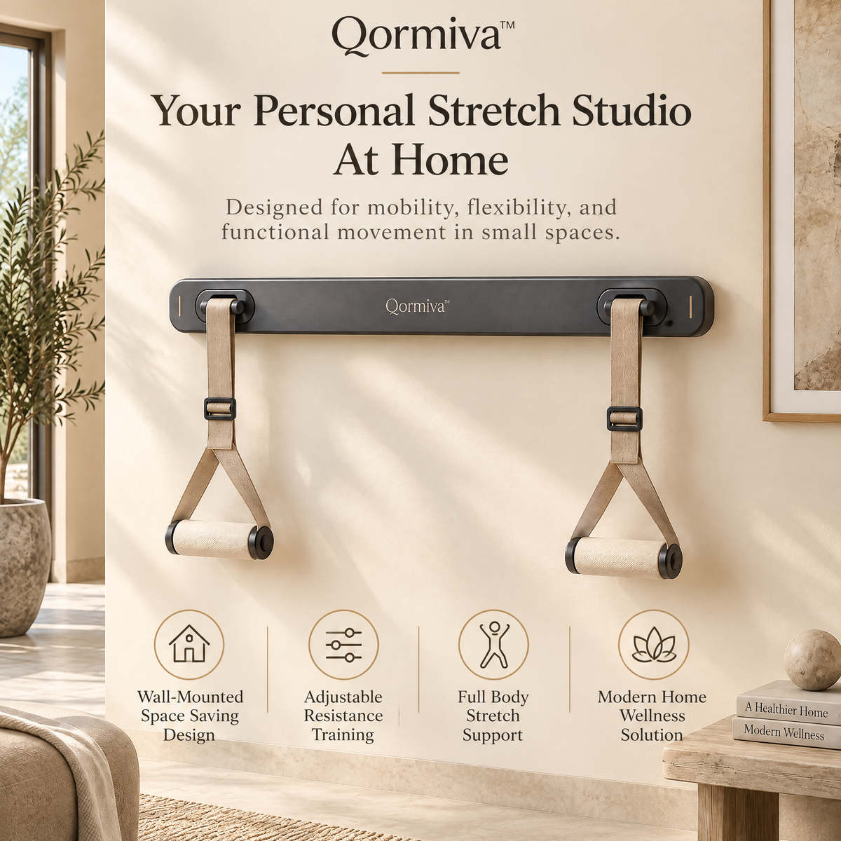 Qormiva™ WallFlow Stretch Rail